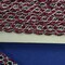 3/8" x 15 Yards Fuchsia with Silver Trim 5 Packs Metallic Chain Braid Trim